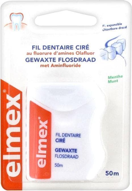 elmex Fil dentaire ciré
